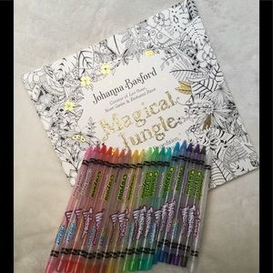Coloring book & Crayola twistable crayons✨